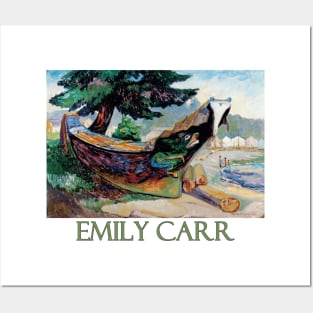 War Canoe, Alert Bay (1912) by Emily Carr Posters and Art